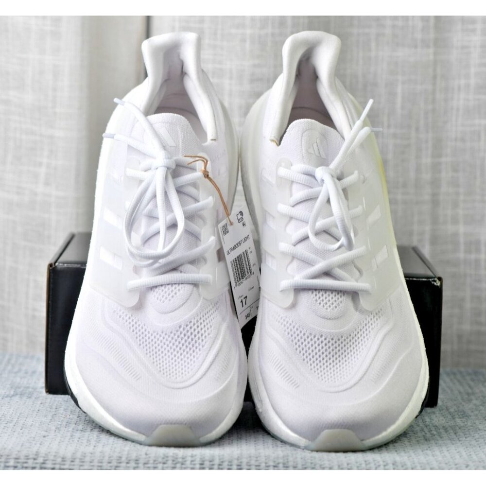 New! Size: 17 Men | Adidas Ultraboost Light | Triple White | GY9350 - Picture 4 of 16